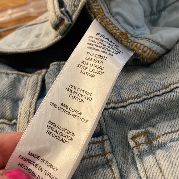 Frame Le Slouch Distressed Boyfriend Jean Sz 27 - Picture 8 of 8